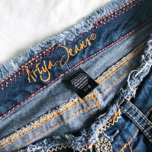 Distressed Jean Shorts - Picture 3 of 5